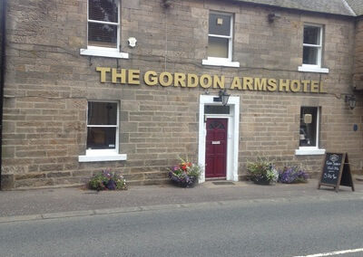 West Linton building repaired with Lithomex and pointed with natural lime mortar